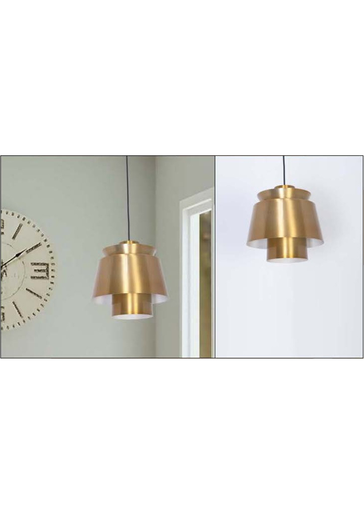 Beyond Lights - Brass Pendant Lamp- GL